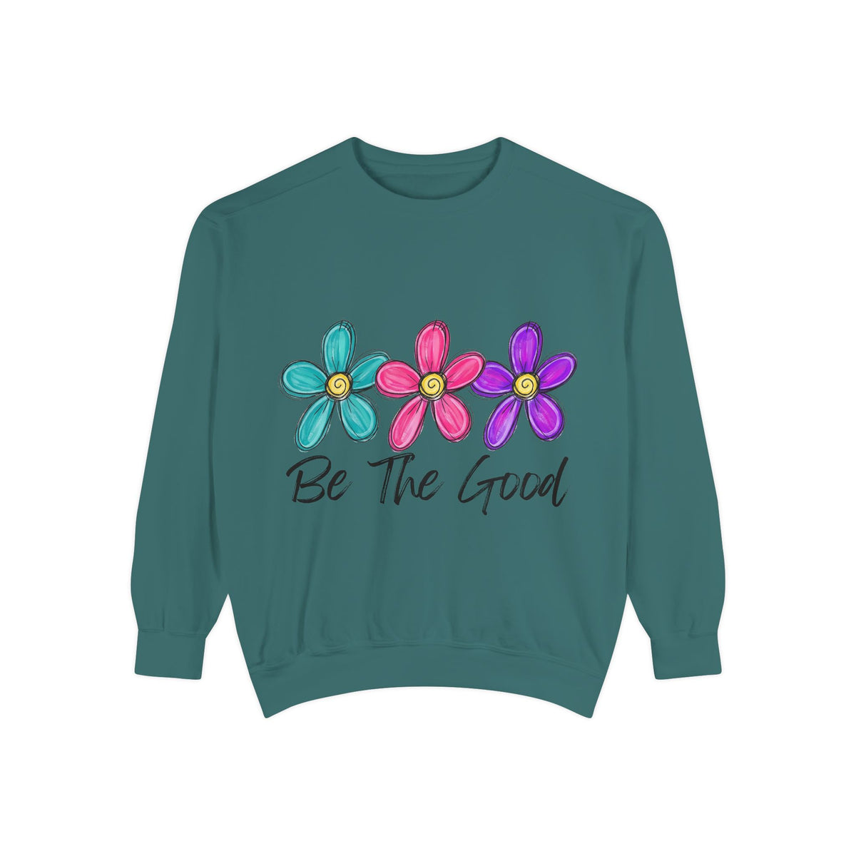 'Be The Good' Floral Sweatshirt