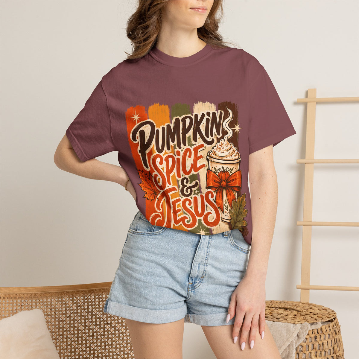 Pumpkin Spice & Jesus T-Shirt