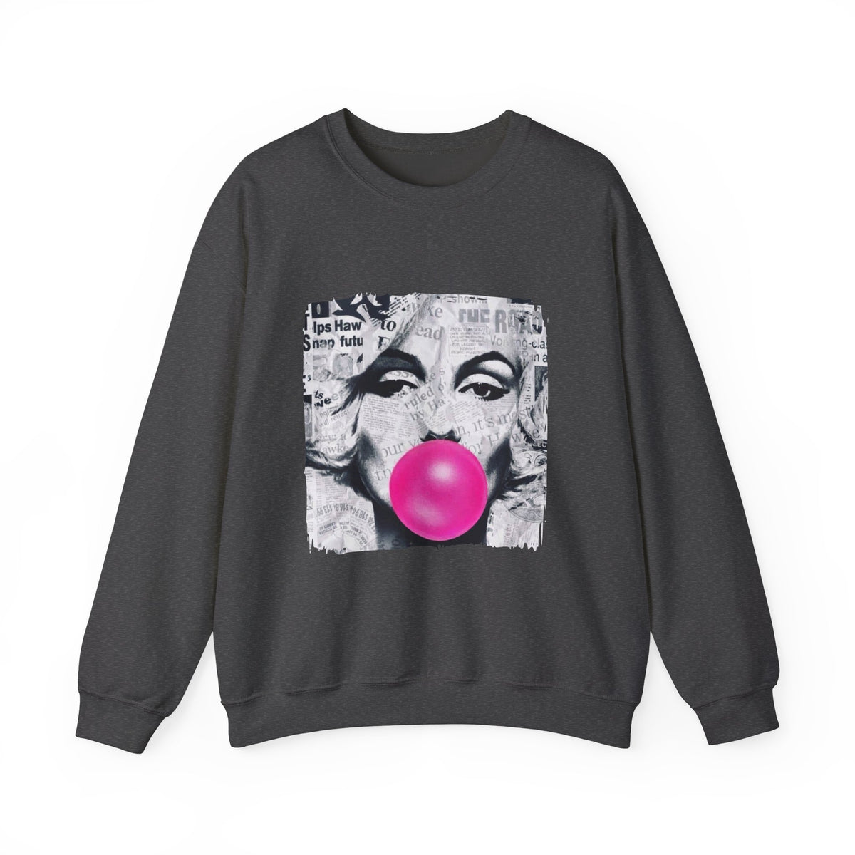 Marilyn Bubble Pop Art Crewneck