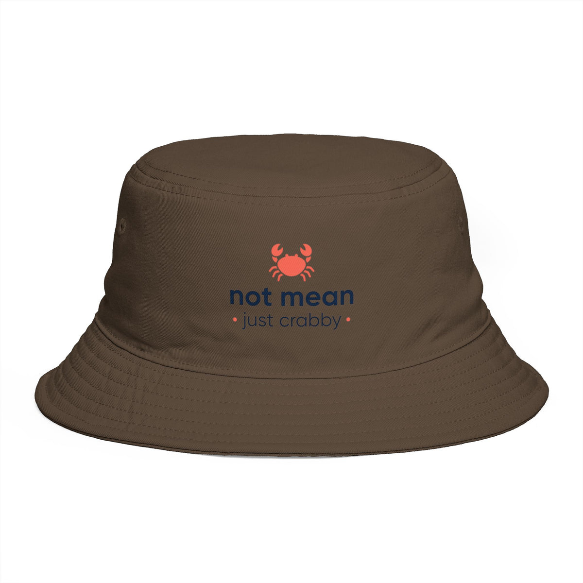 'Not mean just crabby' bucket hat
