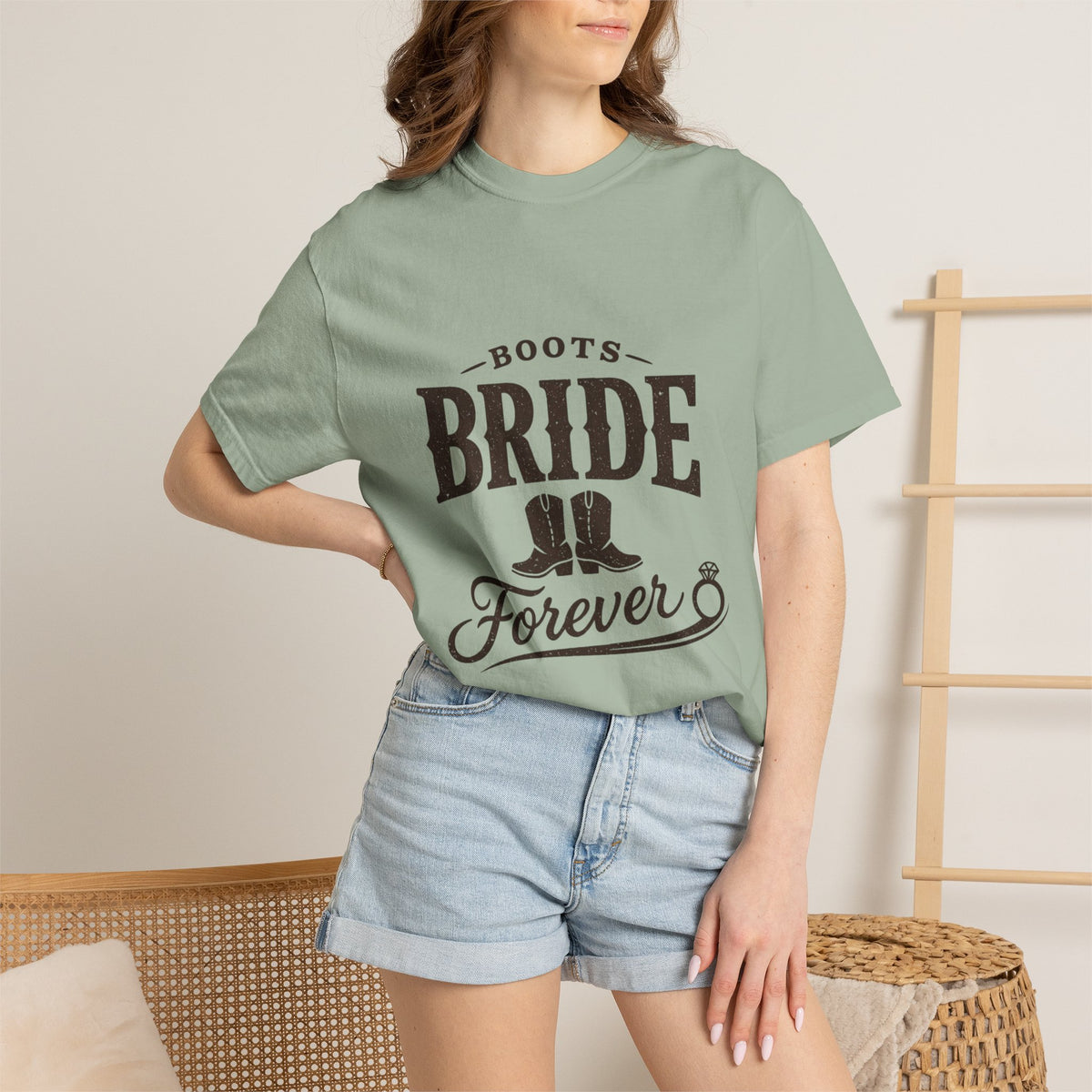 'Boots Bride Forever' Western T Shirt