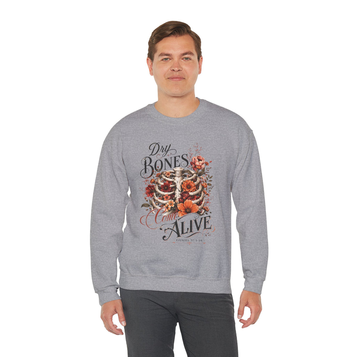 "Dry Bones Come Alive" Vintage Crewneck