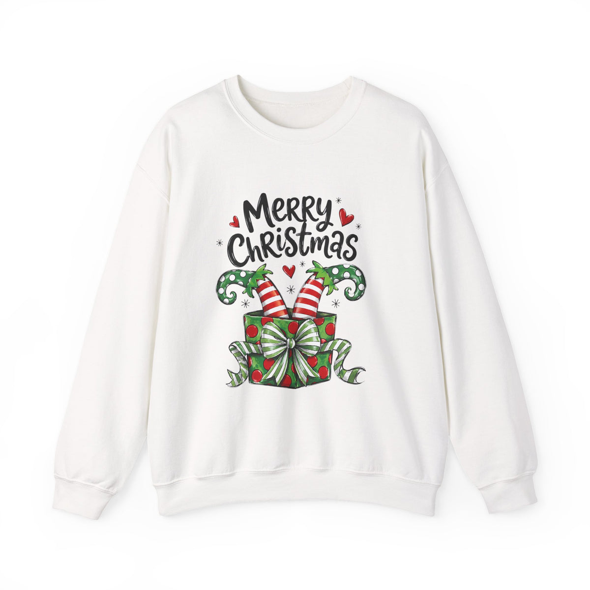 Merry Christmas Elf feet - “Merry Christmas” Gift Box Design