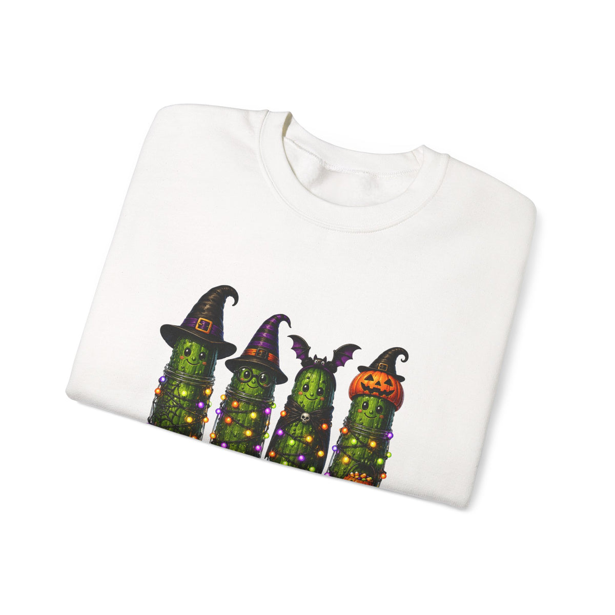 Halloween Pickle Sweatshirt — "Just Here for the Pickle Juice"