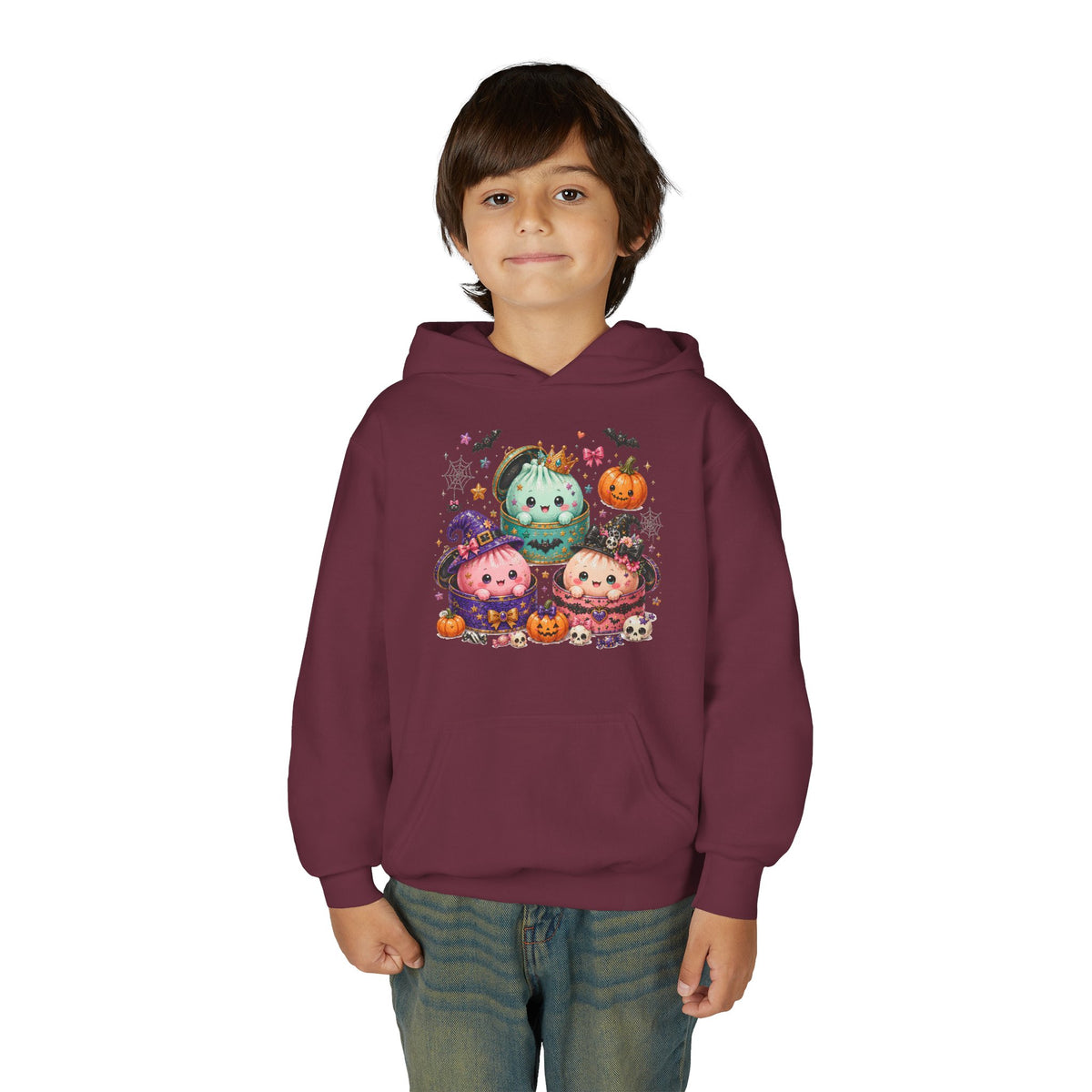 Youth Halloween Dumpling Crewneck Hoodie