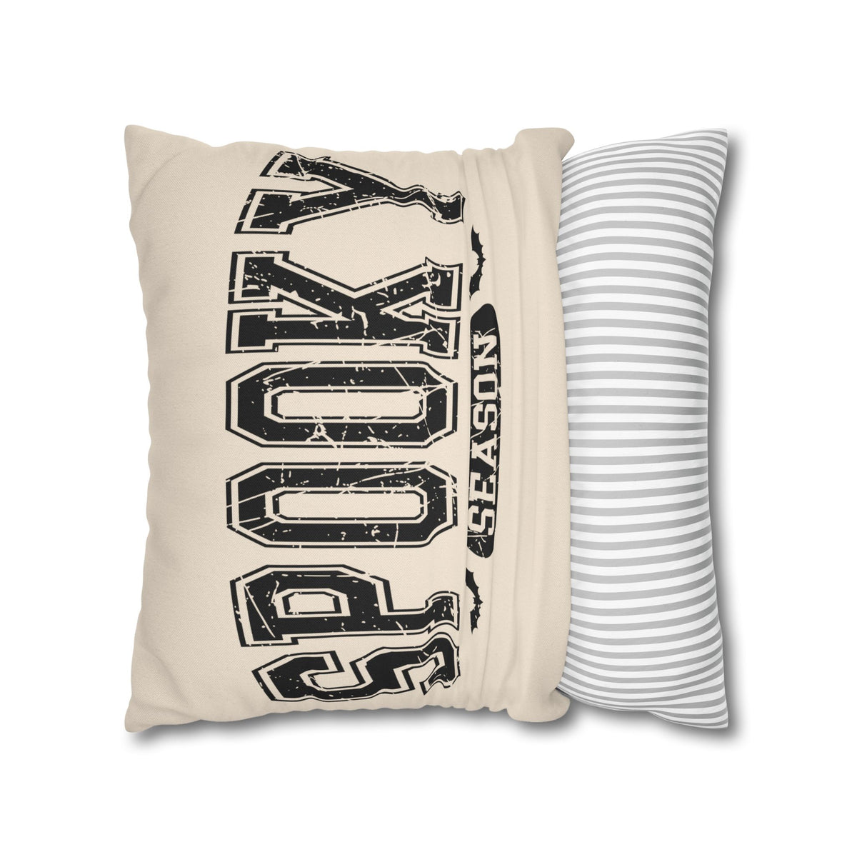 Stay Creepy Skull & Jack-O'-Lantern Decorative Pillowcase