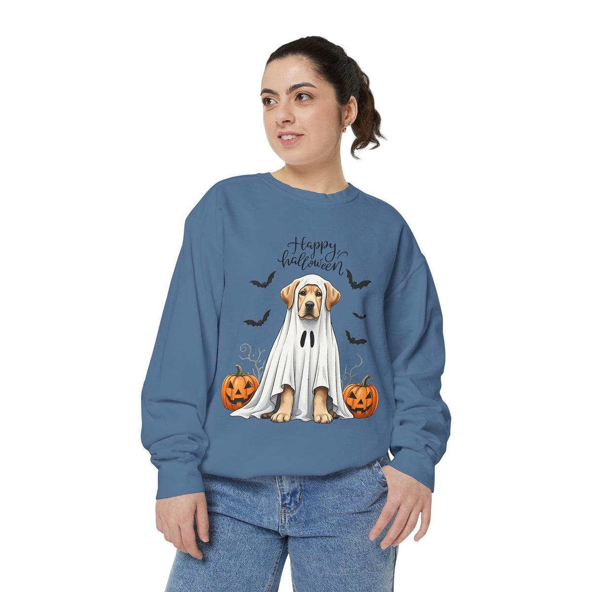 Halloween Labrador Ghost Sweatshirt