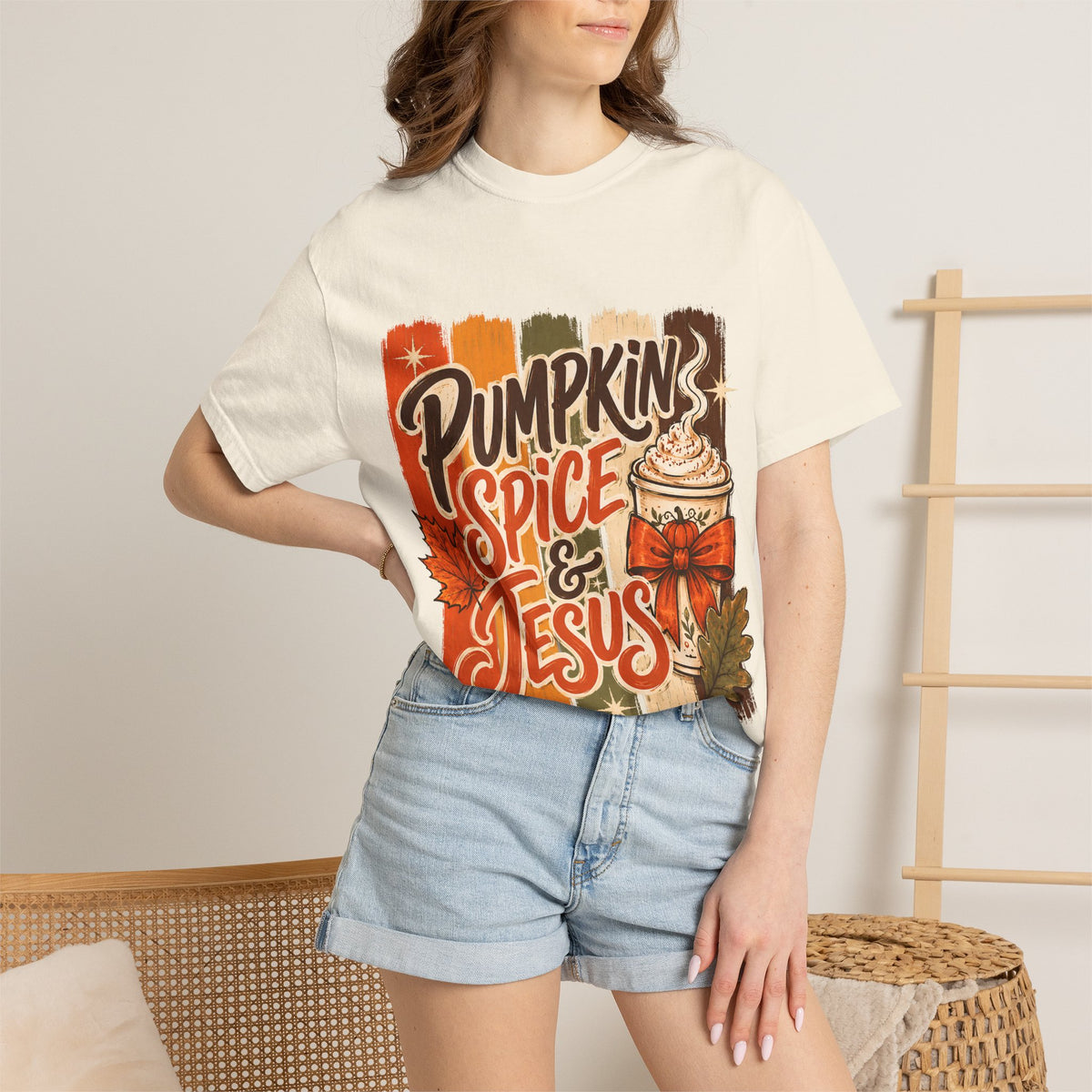 Pumpkin Spice & Jesus T-Shirt