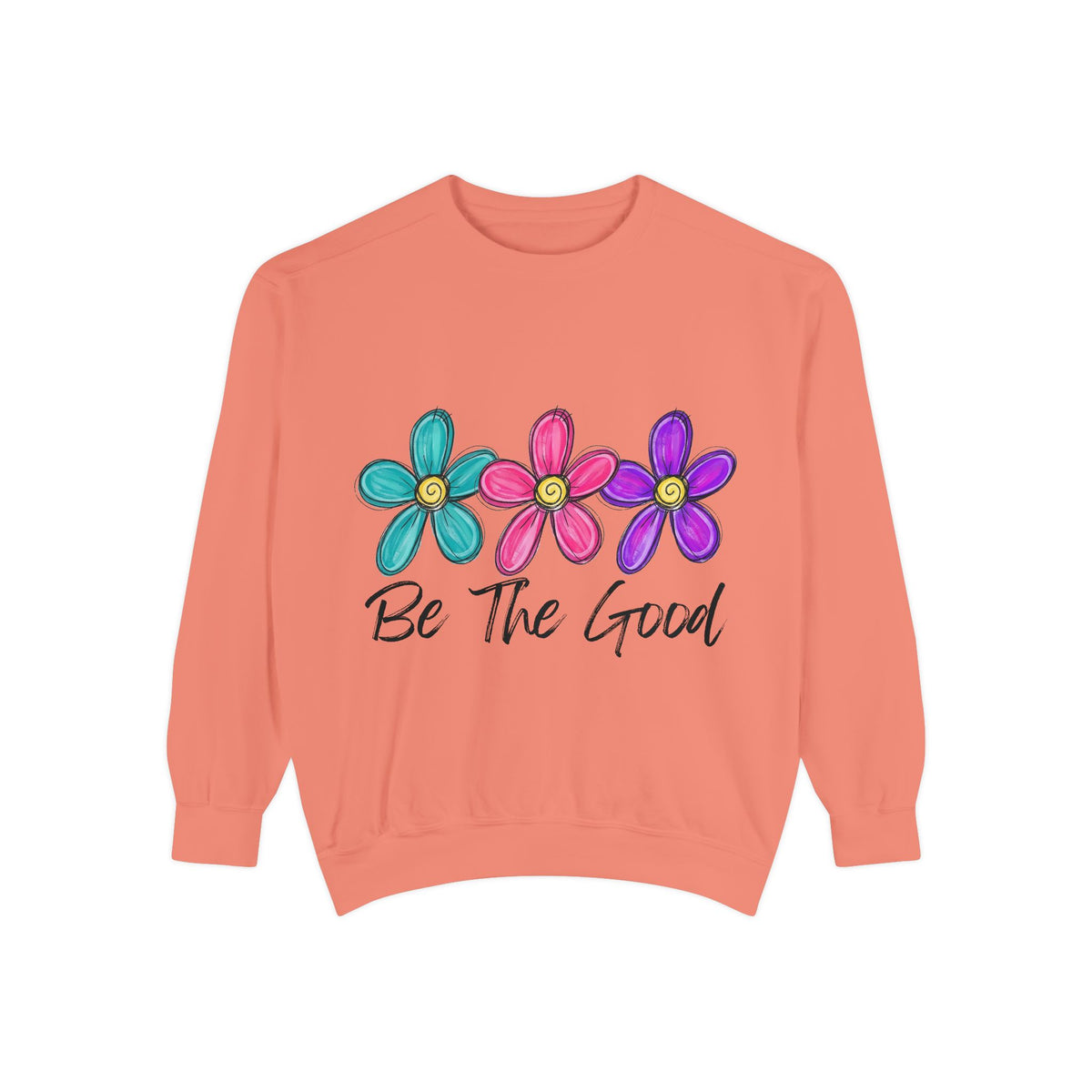 'Be The Good' Floral Sweatshirt