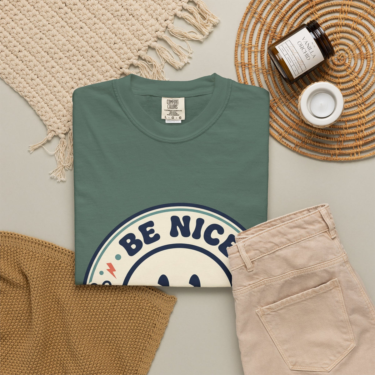 Be Nice You Jerk Smiley T-Shirt