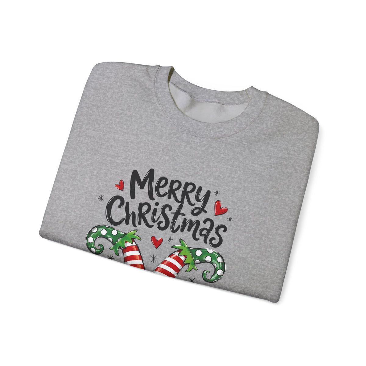 Merry Christmas Elf feet - “Merry Christmas” Gift Box Design