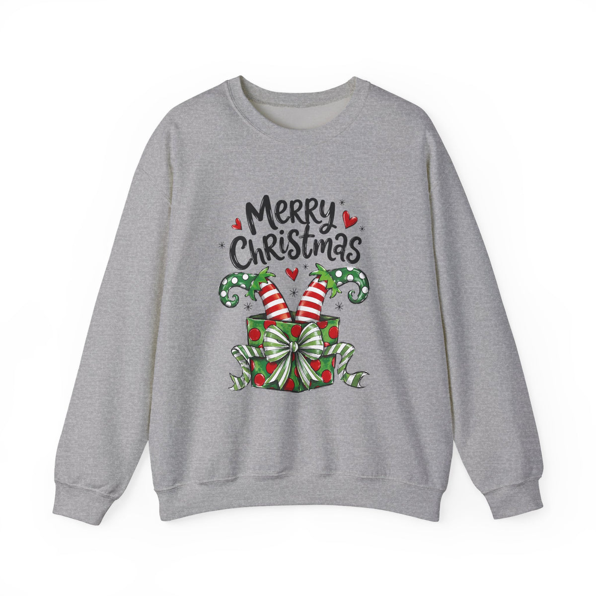 Merry Christmas Elf feet - “Merry Christmas” Gift Box Design