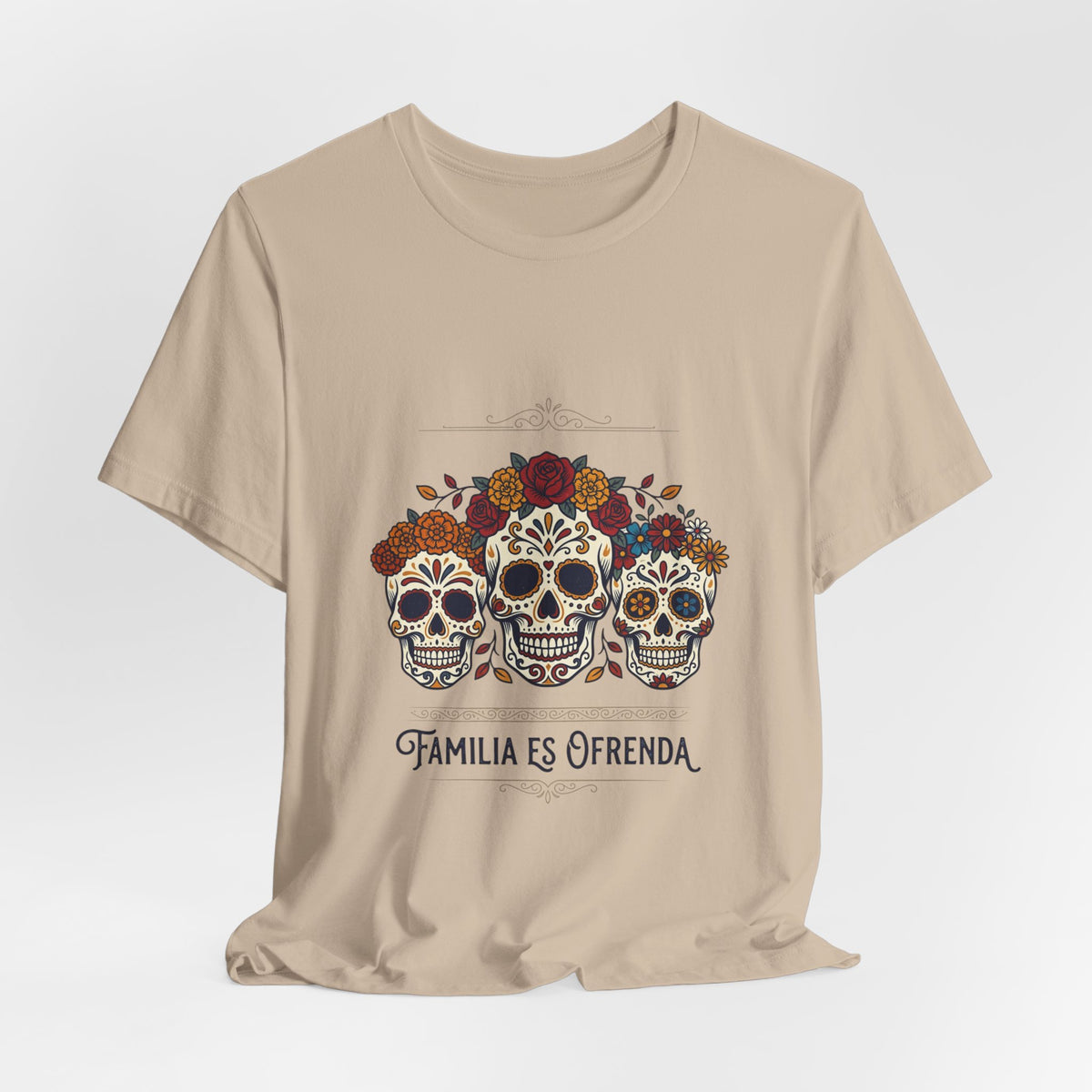 Familia Es Ofrenda Tee — Day of the Dead Sugar Skull Family Shirt