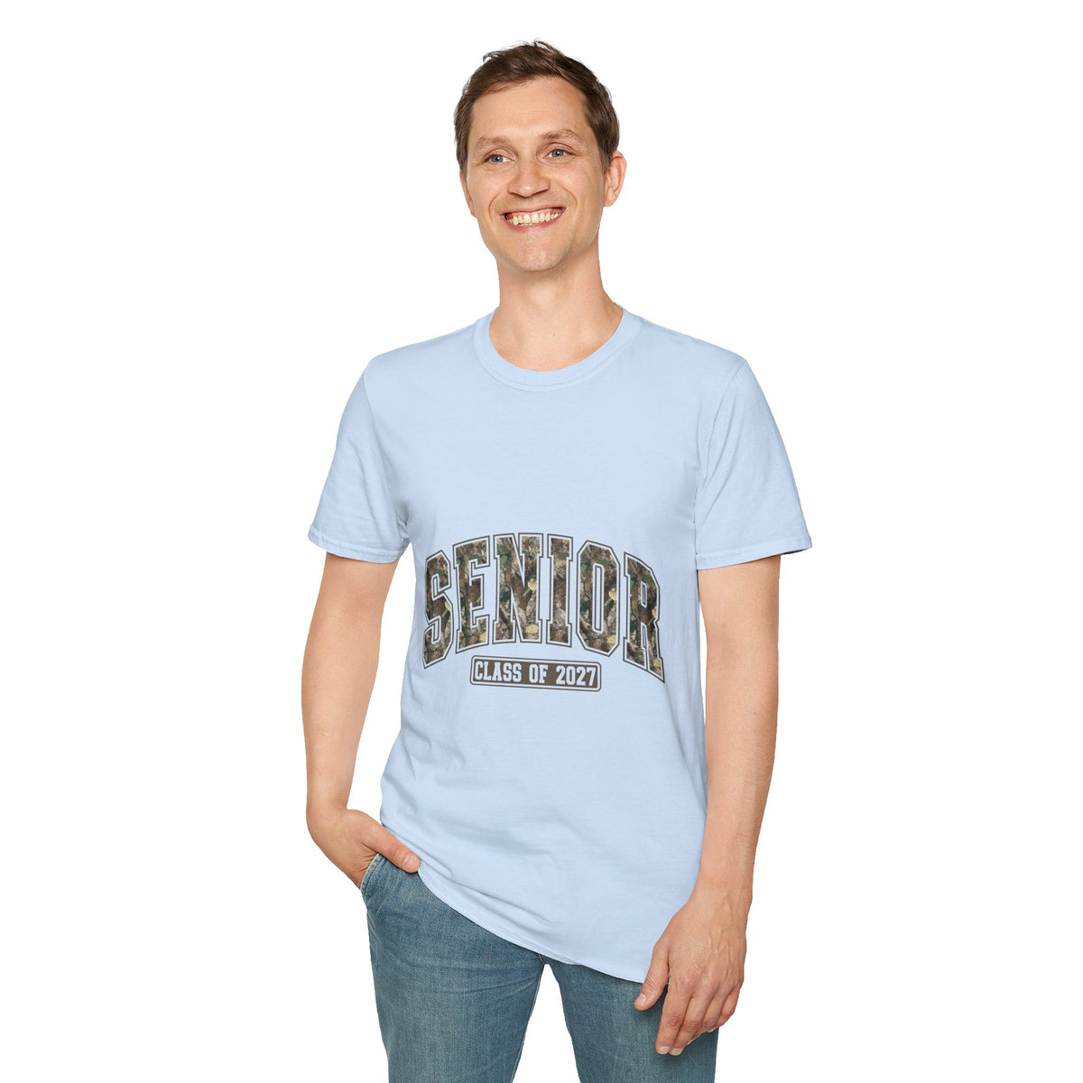 Senior Class of 2027 Camo T-Shirt