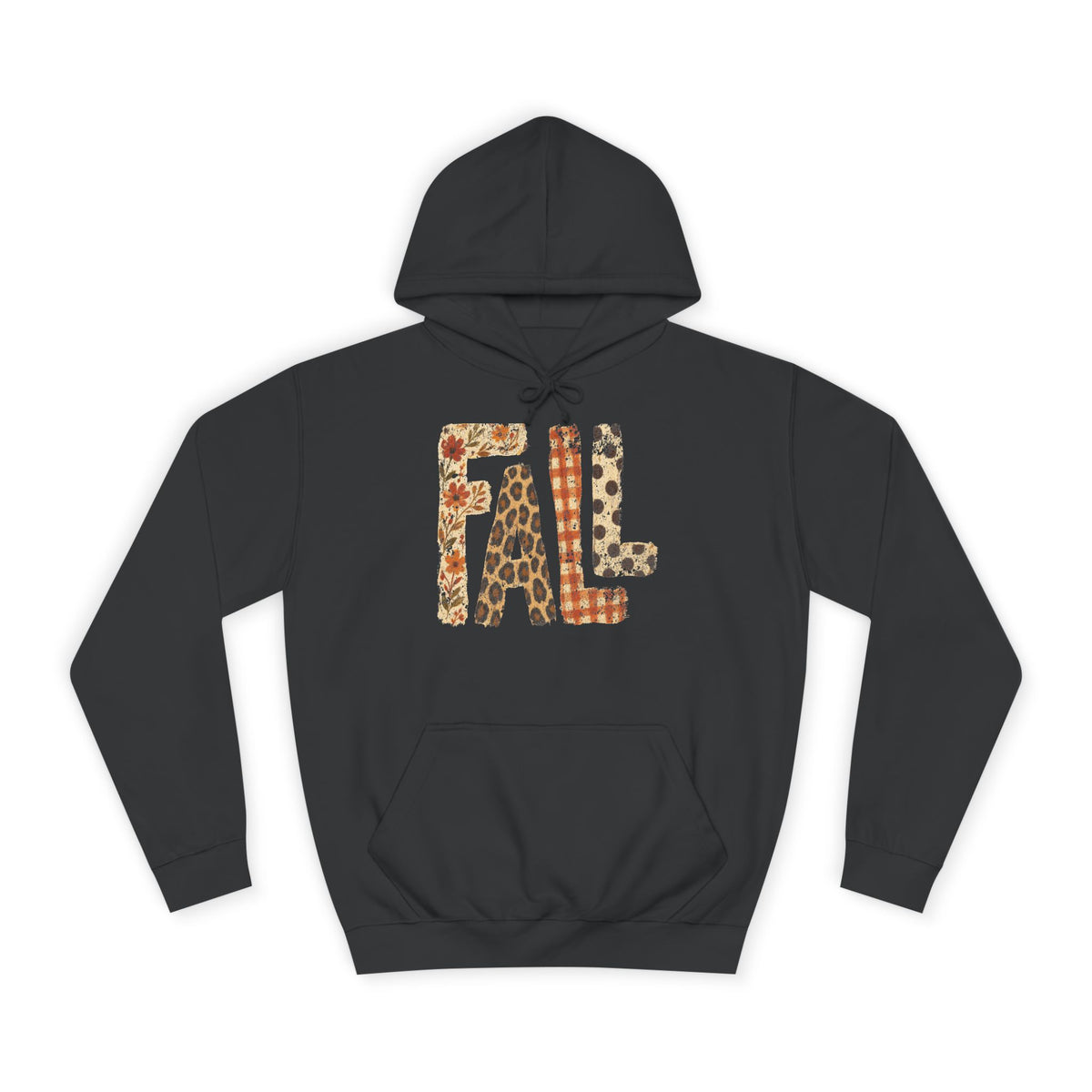 'FALL' Floral Hoodie