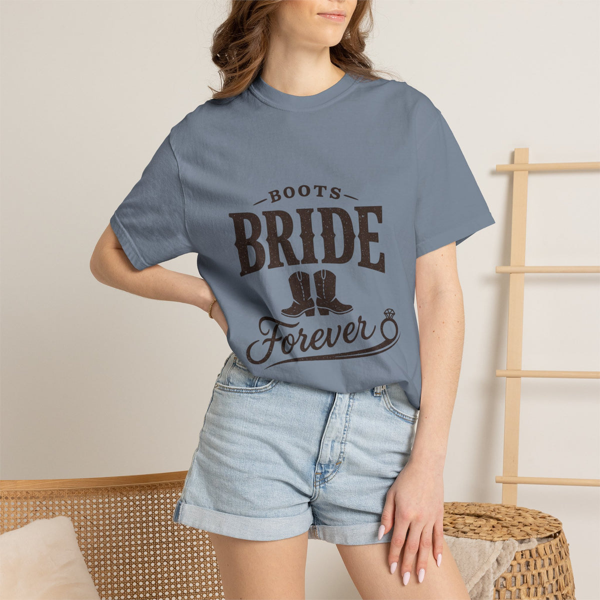 'Boots Bride Forever' Western T Shirt