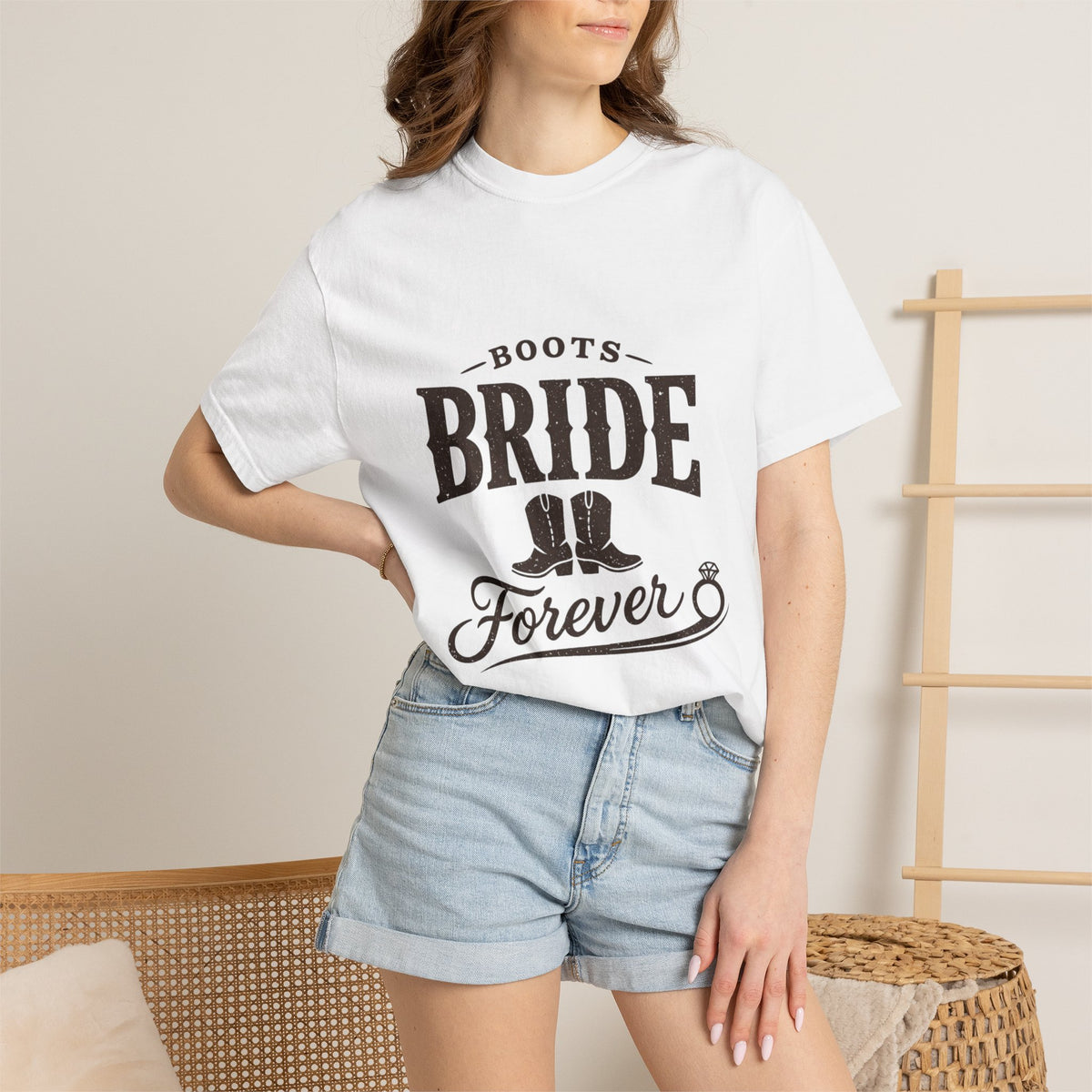 'Boots Bride Forever' Western T Shirt