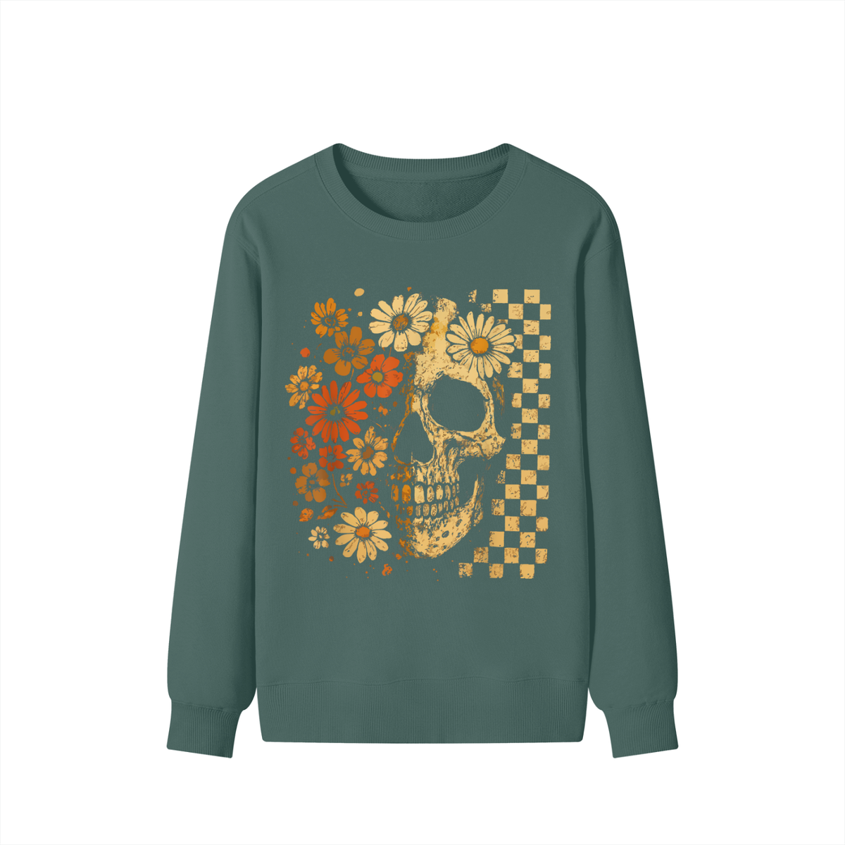 Retro Skull Classic Crewneck