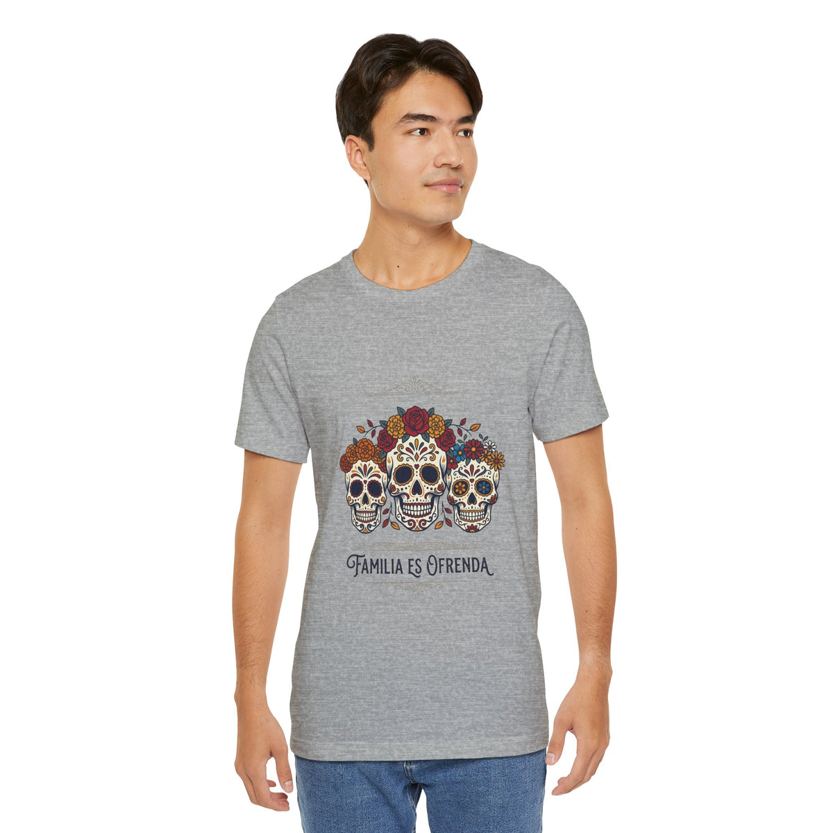 Familia Es Ofrenda Tee — Day of the Dead Sugar Skull Family Shirt