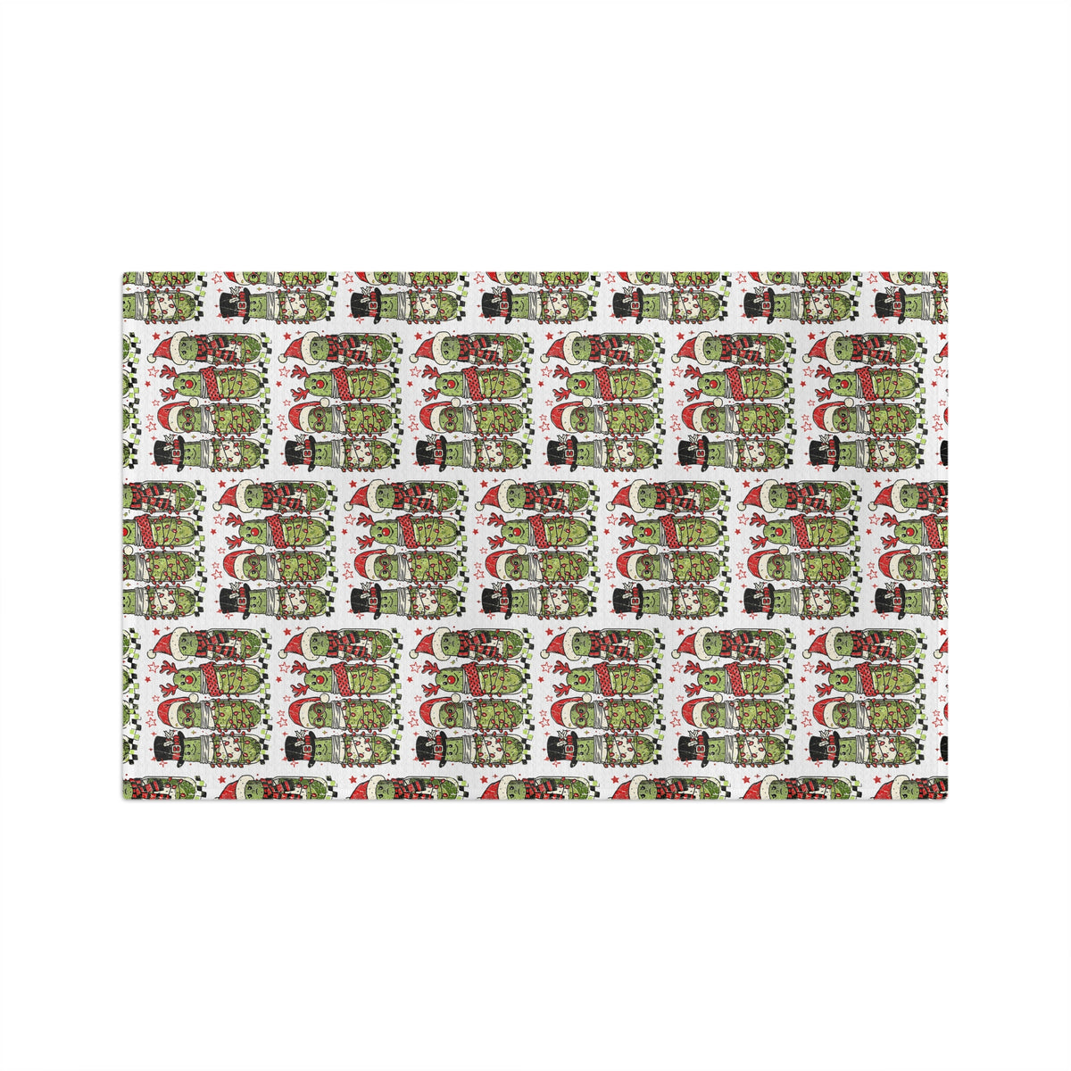 Christmas Pickle Microfiber Tea Towel