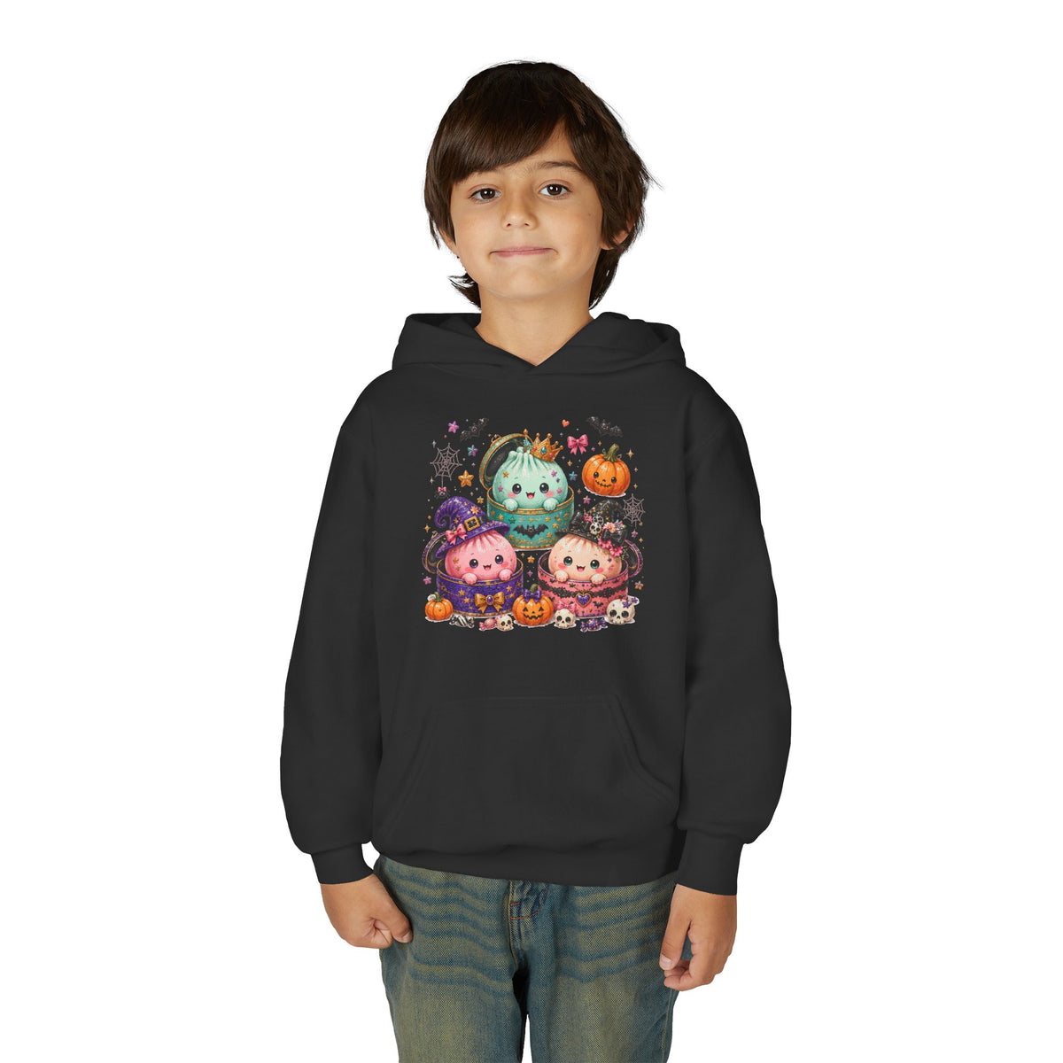 Youth Halloween Dumpling Crewneck Hoodie