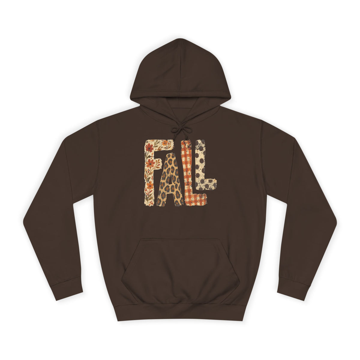 'FALL' Floral Hoodie