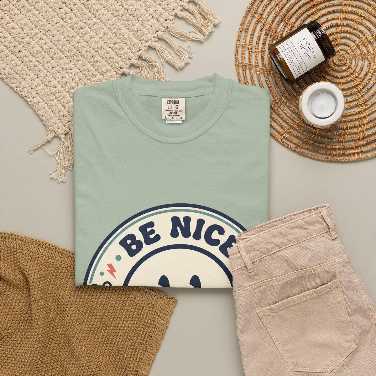 Be Nice You Jerk Smiley T-Shirt