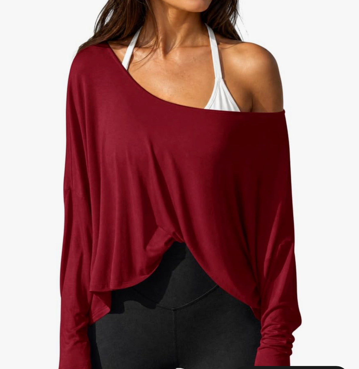 Off Shoulder Crop Top
